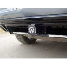 Заглушка на фаркоп с логотипом (Volkswagen) ТСС, артикул TCUZVWAG1